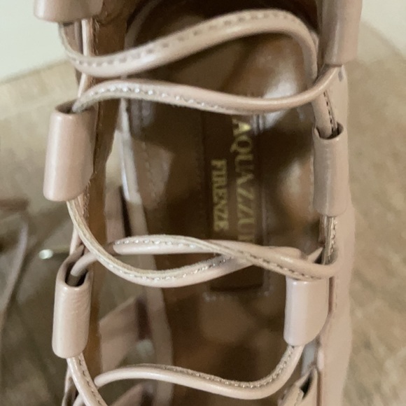 ✨Authentic Aquazzura Amazon Lace Up Heels - Picture 7 of 10
